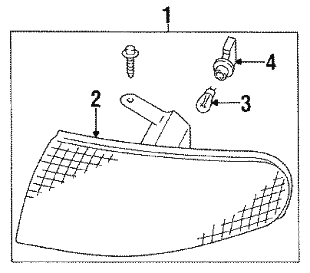26175-81F25 - 1997-1998 Nissan 240SX - Signal Lamp Assembly
