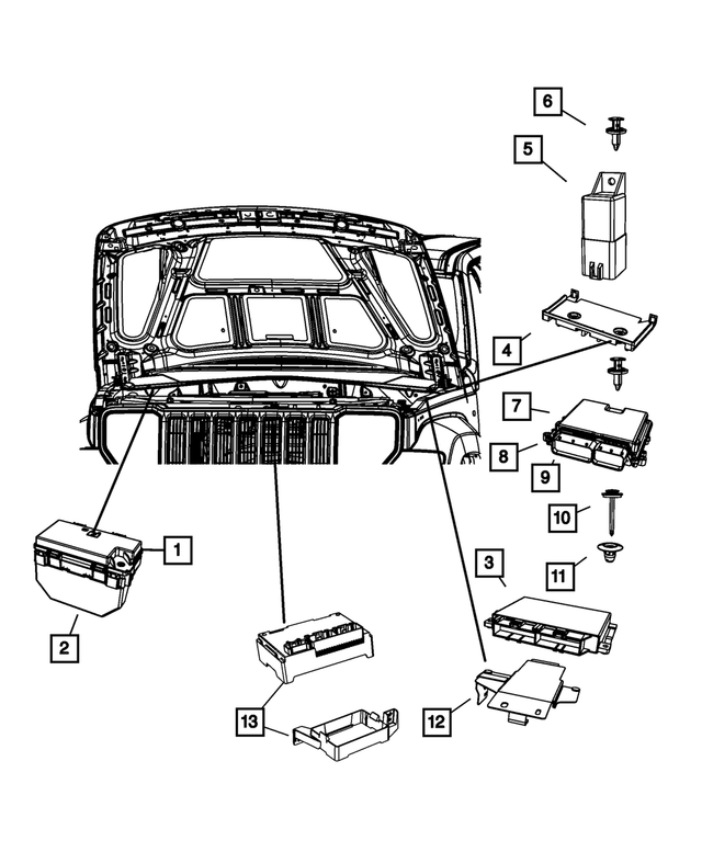 68244885AA - Electrical: Tipm Tipm Kit for Mopar Image