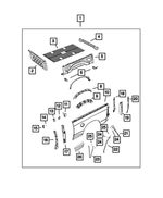68054863AD - Body Sheet Metal Except Doors: Pickup Box for Ram: 1500, 1500 Classic, 2500, 3500 Image