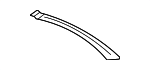 41327044873 - Body: Back Glass Rail for BMW: 745i, 745Li, 750i, 750Li, 760i, 760Li, Alpina B7 Image