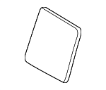 CV6Z5431172AA - : Package Tray Trim Cap for Ford Image