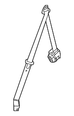19168436 - Body: Lap &amp; Shoulder Belt for GM Image