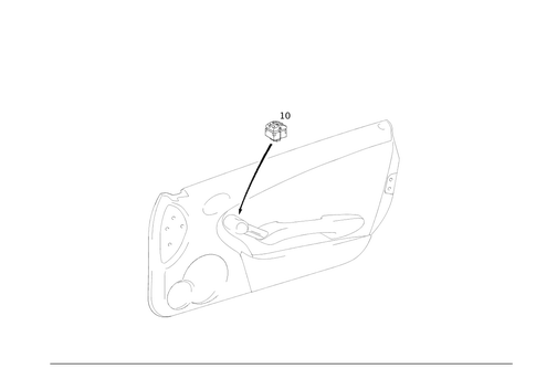 Switch in Door Trim Panel for 2010 Mercedes-Benz SLK300 #0