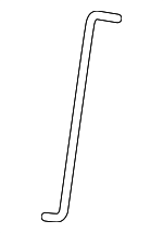 92234131 - Body: Control Rod for Chevrolet: Caprice Image