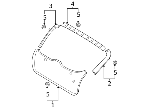 Interior Trim for 2011 Hyundai Accent #0