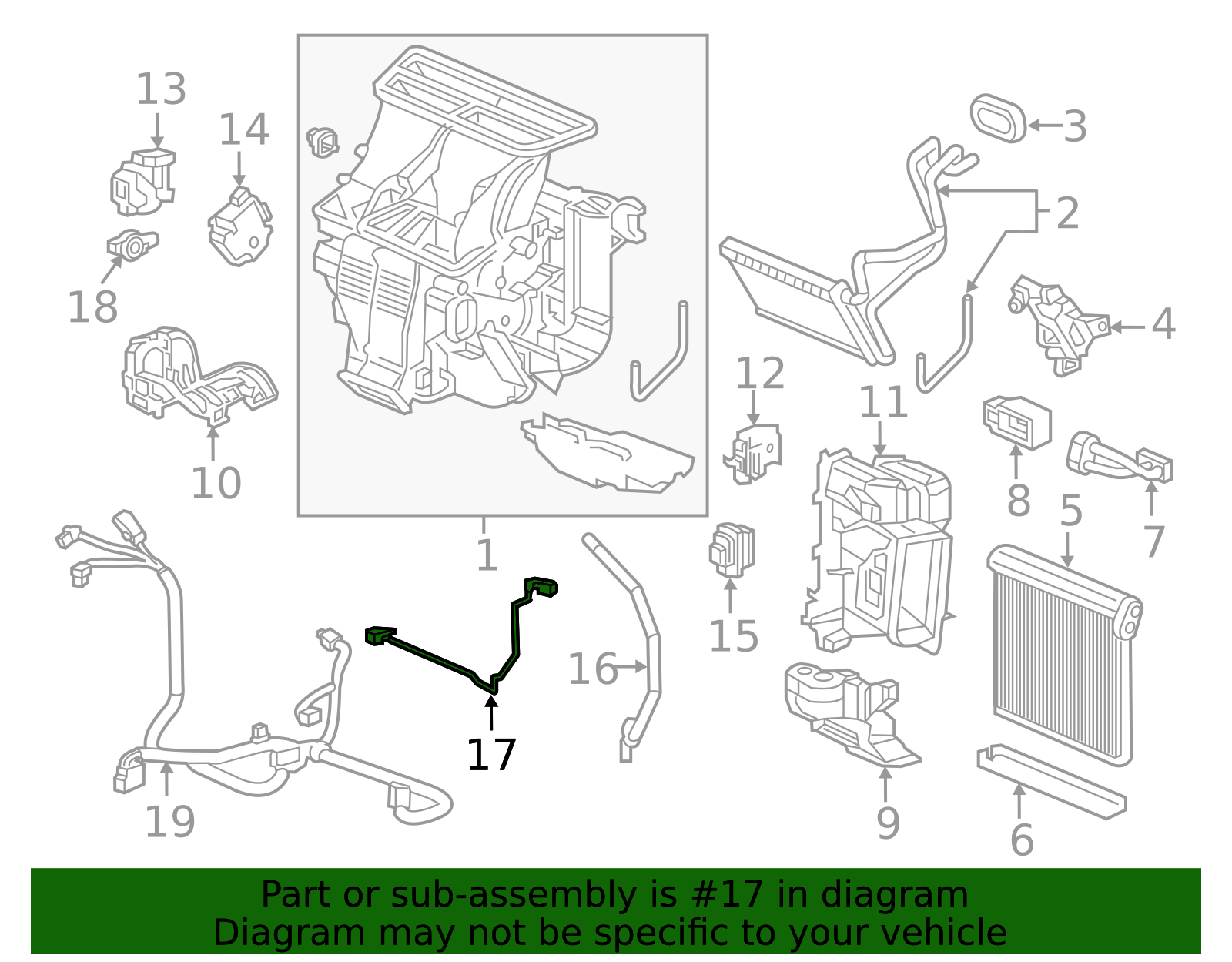 80560-TK8-A01 - A/C Evaporator Temperature Sensor 2005-2020 Acura