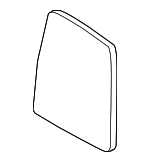 2C5Z17K707AB - Body: Mirror Glass for Lincoln: Aviator Image