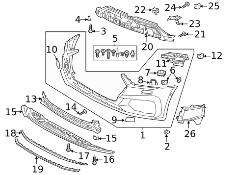 Bumper & Components - Front for 2025 Audi S7 Sportback #0