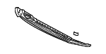 4K8807611A - Body: Deflector for Audi: A7 Sportback, S7 Sportback Image