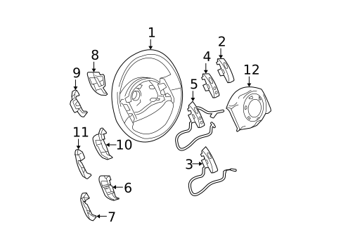 Steering Wheel & Trim for 2005 Mini Cooper #0