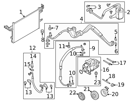 Hardware, Fasteners & Fittings for 2010 Lincoln MKS #0