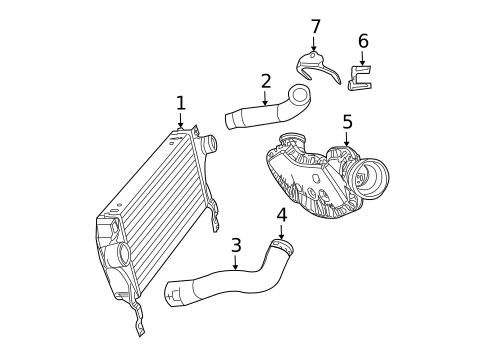 Intercooler for 2009 Jeep Grand Cherokee #0