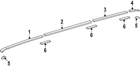Exterior Trim - Roof for 2025 Toyota Land Cruiser #1