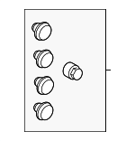 2009-2016 Land Rover - Wheel Lock Kit