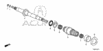 22814RGC003 - Transmission - Automatic: RING, SEAL (21.2MM) for Acura Image