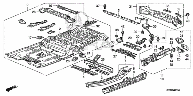 Floor Panels for 2011 Acura MDX #0