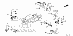 38329T3MC61 - Electrical/Exhaust/Heater/Fuel: CONTROL UNIT, SMART POWER for Honda Image