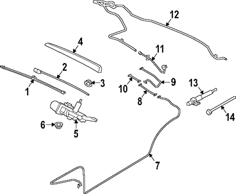 Wipers for 2024 Porsche Cayenne #1