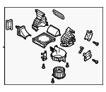 72210FJ043 - : Blower Assembly for Subaru: Crosstrek, Forester, Impreza, XV Crosstrek Image