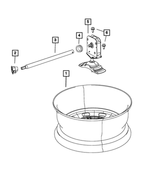 68453827AC - Wheels: Spare Tire Carrier Winch for Mopar Image