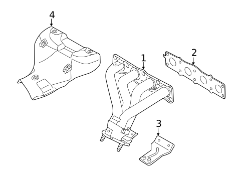 Exhaust Manifold for 2015 Hyundai Tucson #0