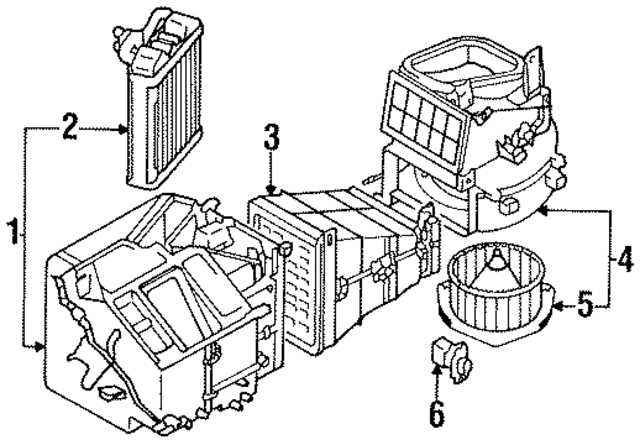 MR315836 - HVAC: HVAC Blower Motor Resistor for Mopar Image