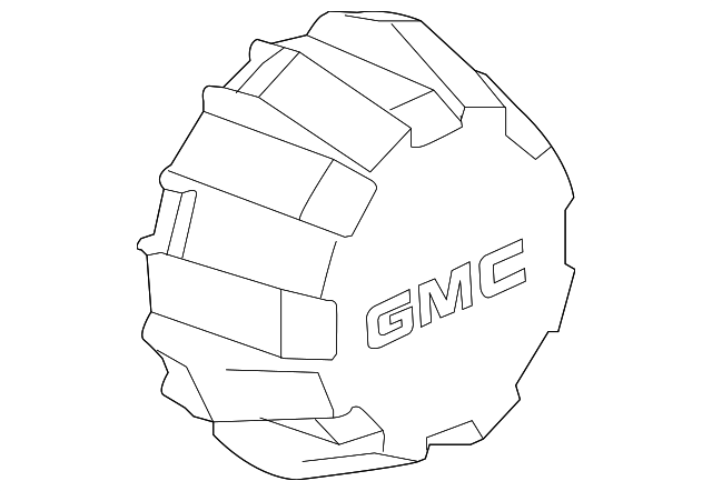 2016-2019 GMC Front and Rear Wheel Trim Cap 22909150 | OEM Parts Online