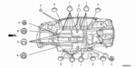 82871671000 - Interior/Bumper: GROMMET, DRAIN HOLE (25MM) for Acura Image