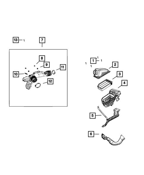 Air Cleaner for 2021 Jeep Wrangler #0