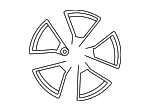 52910R5120 - : Wheel, Alloy for Kia: Sorento Image