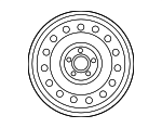 52919P2100 - Suspension: Wheel, Spare for Kia: Carnival, Sorento, Sportage Image