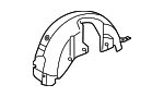 6563750020 - Body: Wheelhouse Liner for Lexus: LS430 Image
