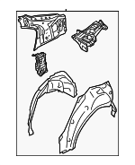 51510VC0609P - : Inner Panel Assembly for Subaru Image