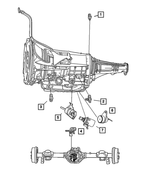 Sensors for 2007 Dodge Ram 1500 #2