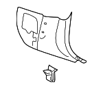 3W6Z7602345AAA - Body: Cowl Kick Panel for Ford: Thunderbird Image