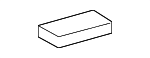 12787842 - Body: Back Glass Spacer for Saab Image