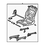 81126TL2A01 - Body: Seat Frame for Acura Image