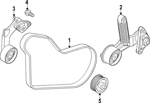 Belts & Pulleys for 2023 Kia Niro #0