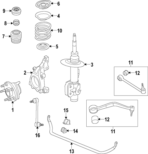 Front Suspension for 2014 Chevrolet SS #0