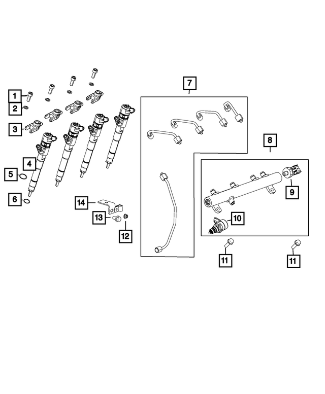 68277255AA - Fuel: Screw for Ram: ProMaster 1500, ProMaster 2500, ProMaster 3500 Image