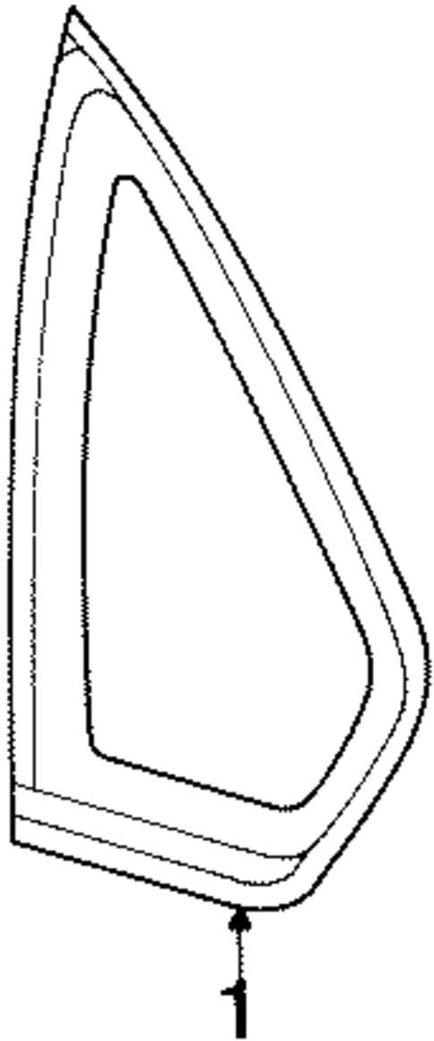 Glass & Hardware for 1995 Chevrolet Impala #0