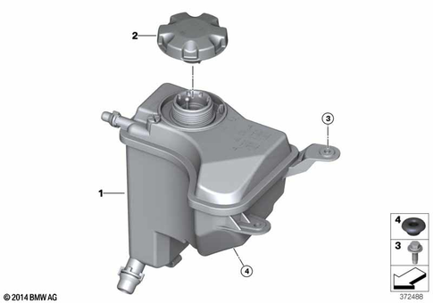 Expansion Tank for 2019 Mini Cooper S ALL4 #0