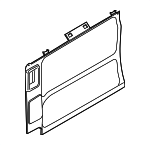 9C2Z1527411AA - Body: Door Trim Panel for Ford: E-150, E-250, E-350 Super Duty Image