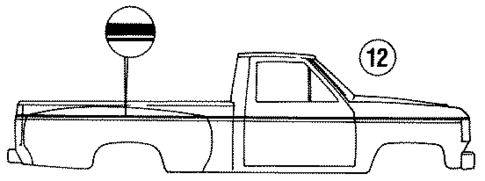 Stripe Tape for 1991 Ford F-150 #7