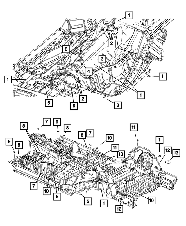4860223 - Body Sheet Metal Except Doors: Body Plug for Mopar Image image