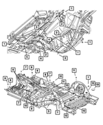 4860223 - Body Sheet Metal Except Doors: Body Plug for Mopar Image