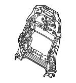 52107410472 - Body: Seat Back Frame for BMW Image