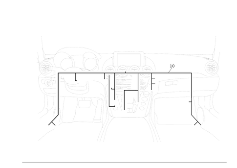 Cockpit Cable Harness for 2020 Mercedes-Benz AMG GT R #0