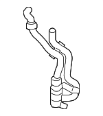 5Q0122062D - : Engine Coolant Hose for Volkswagen: Golf, Golf SportWagen Image