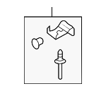4N0816593A - HVAC: AC Tube Bracket Assembly for Audi Image